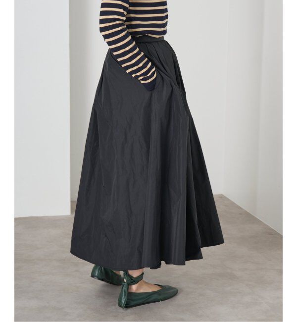 IENA「タフタフレアスカート」|スカート|