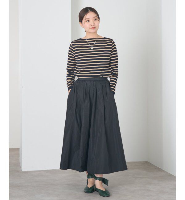 IENA「タフタフレアスカート」|スカート|