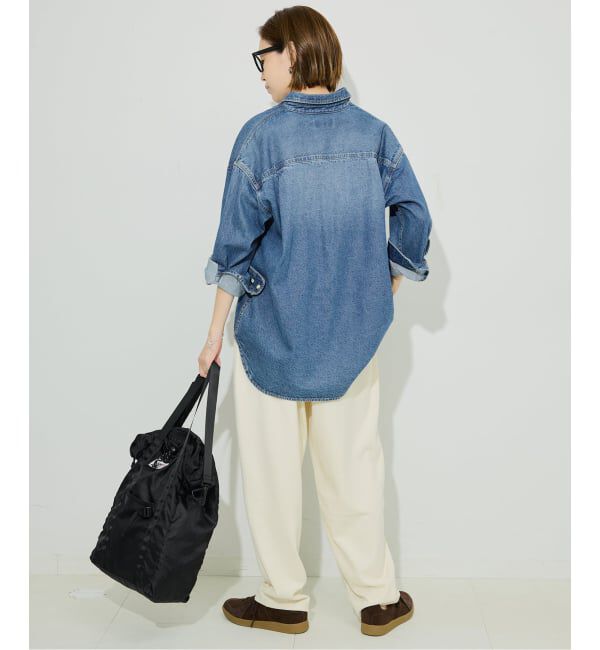 SLOBE IENA「《WEB限定/追加》LE DENIM BDUデニムシャツ」|シャツ・ブラウス|