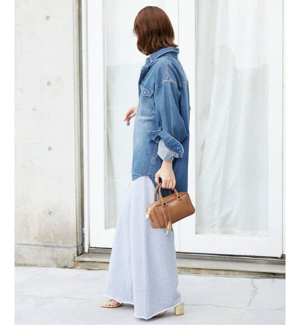 SLOBE IENA「《WEB限定/追加》LE DENIM BDUデニムシャツ」|シャツ・ブラウス|