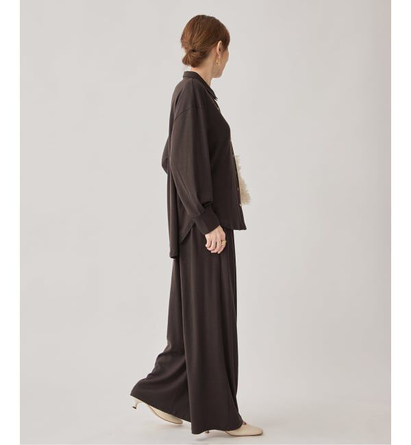 VERMEIL par iena「wool 100 jersey tuck パンツ」|その他|