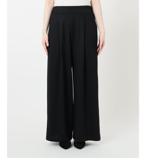 VERMEIL par iena「wool 100 jersey tuck パンツ」|その他|