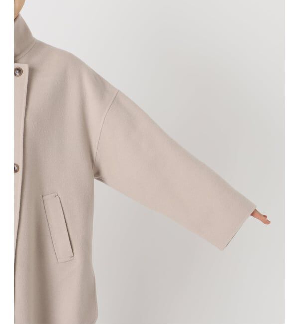 SLOBE IENA「《WEB限定/追加》souple woolダブルフェイススタンドコート」|その他|