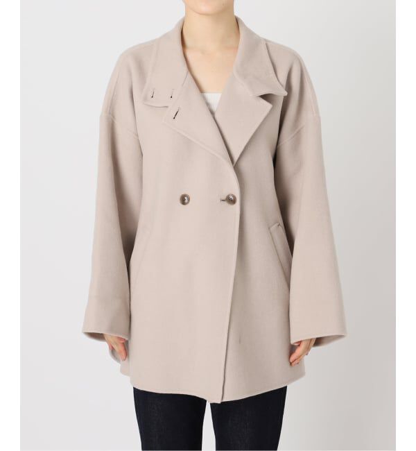 SLOBE IENA「《WEB限定/追加》souple woolダブルフェイススタンドコート」|その他|