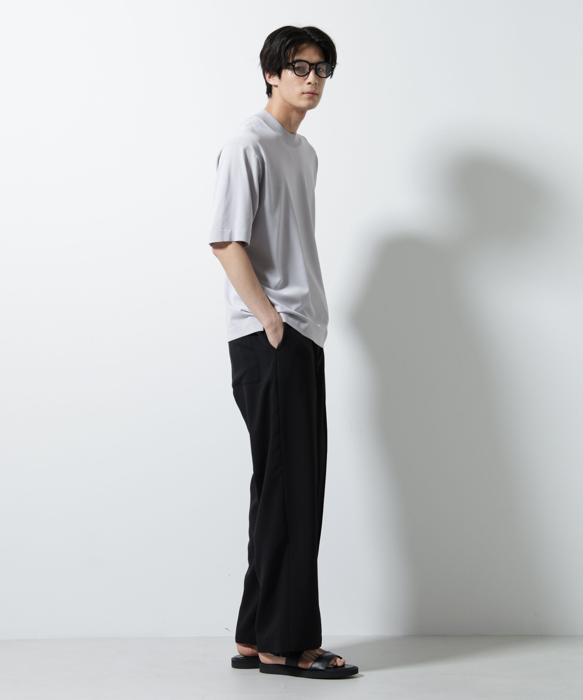 nano･universe「｢ELITE 7 FUNCTION｣モックネックニット」|ニット・セーター|