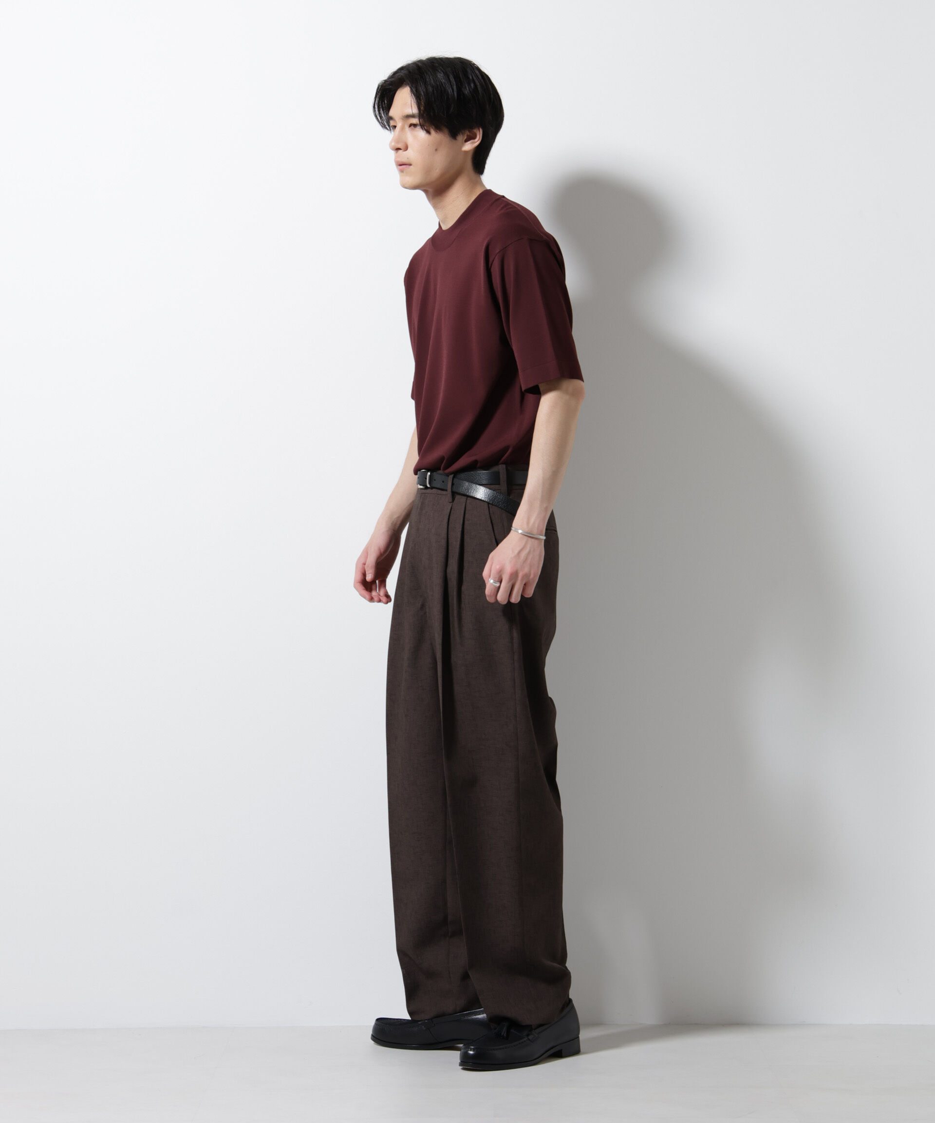 nano･universe「｢ELITE 7 FUNCTION｣モックネックニット」|ニット・セーター|