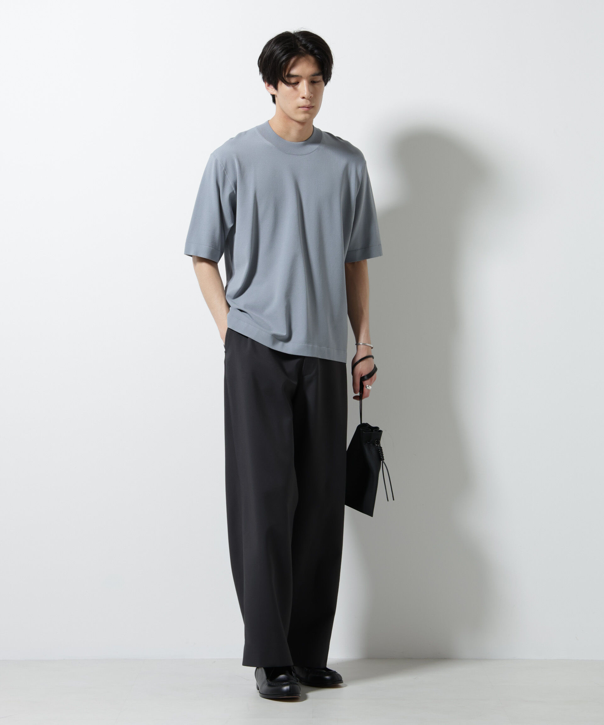 nano･universe「｢ELITE 7 FUNCTION｣モックネックニット」|ニット・セーター|