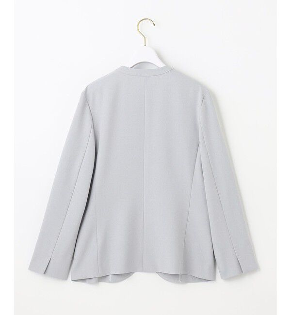 any SiS「【セットアップ可】リネンライクポリエステル ジャケット」|ノーカラージャケット|