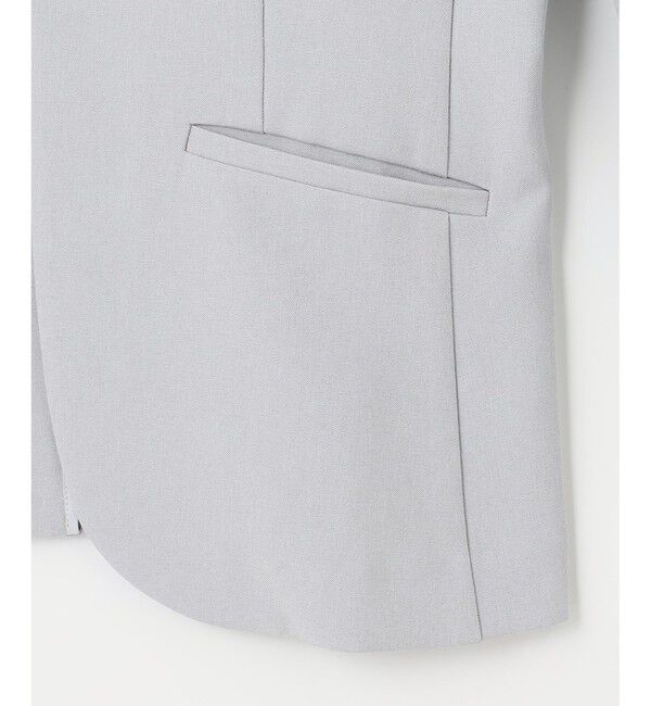 any SiS「【セットアップ可】リネンライクポリエステル ジャケット」|ノーカラージャケット|