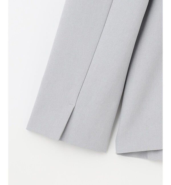 any SiS「【セットアップ可】リネンライクポリエステル ジャケット」|ノーカラージャケット|