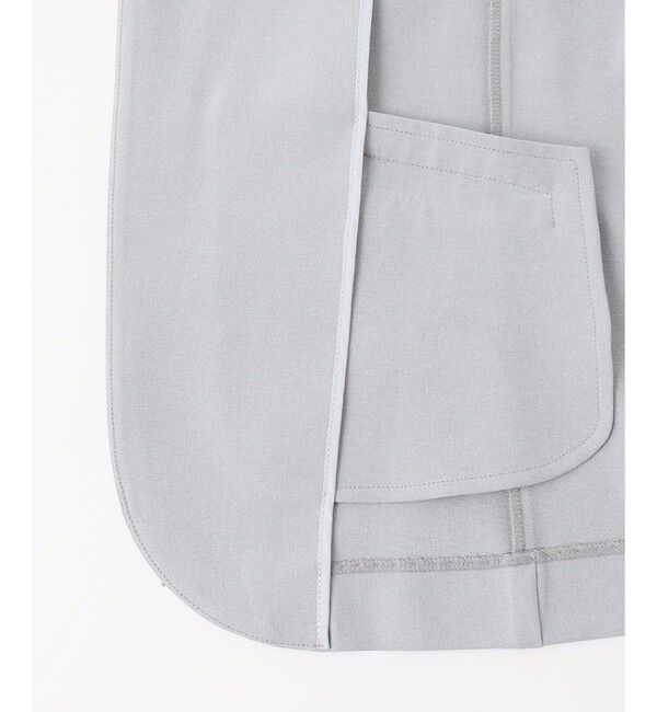 any SiS「【セットアップ可】リネンライクポリエステル ジャケット」|ノーカラージャケット|