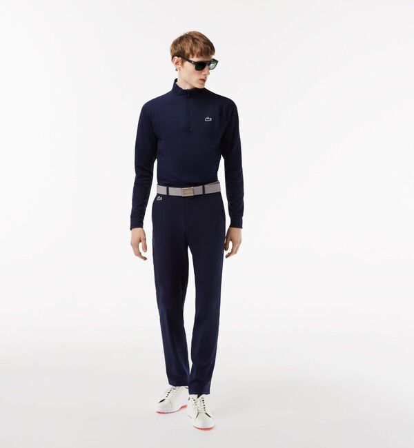 LACOSTE「ジップアップゴルフジャケット トレーナー」|スウェット・ジャージ|