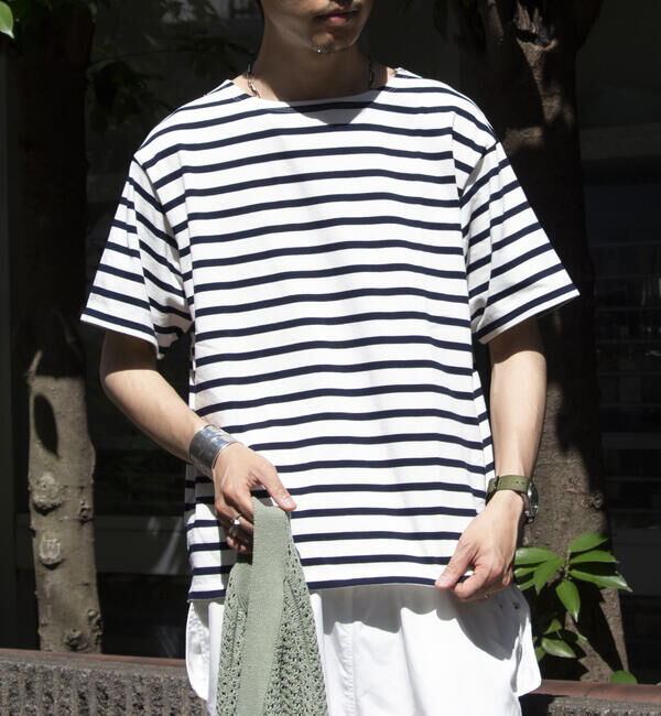 GLOSTER「【GLOSTER/グロスター】バスクシャツ ボーダーTシャツ ショートスリーブ」|Tシャツ・カットソー|