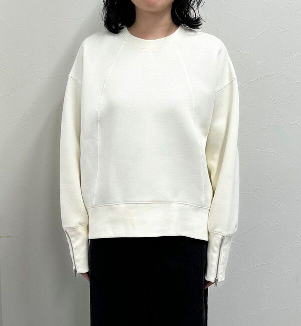 fredy emue「ダンボール袖口ZIPスウェットプルオーバー」|スウェット・ジャージ|