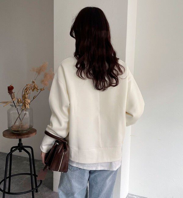 fredy emue「ダンボール袖口ZIPスウェットプルオーバー」|スウェット・ジャージ|