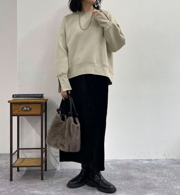 fredy emue「ダンボール袖口ZIPスウェットプルオーバー」|スウェット・ジャージ|