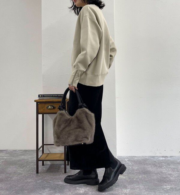 fredy emue「ダンボール袖口ZIPスウェットプルオーバー」|スウェット・ジャージ|