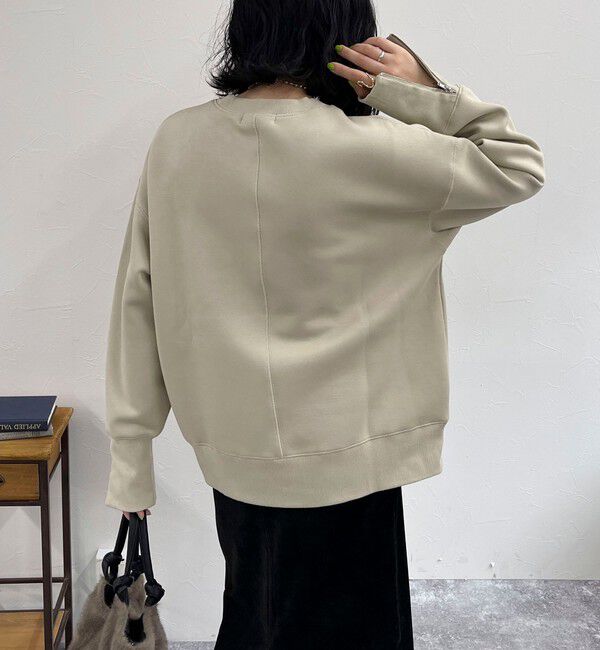 fredy emue「ダンボール袖口ZIPスウェットプルオーバー」|スウェット・ジャージ|