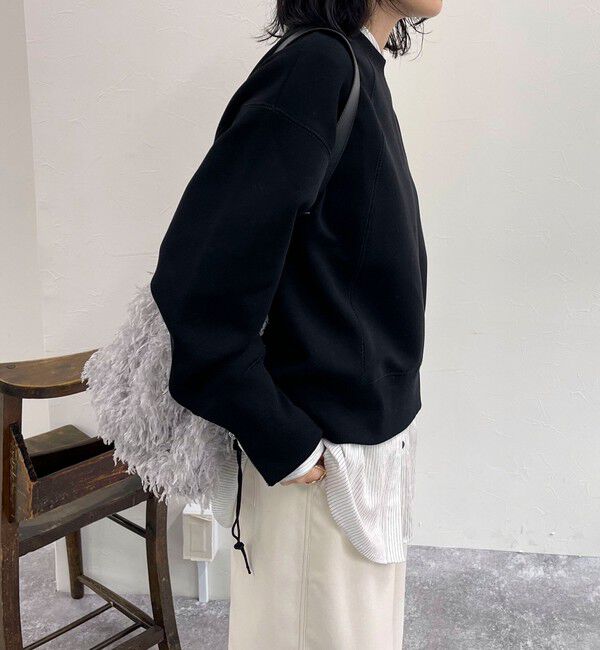 fredy emue「ダンボール袖口ZIPスウェットプルオーバー」|スウェット・ジャージ|