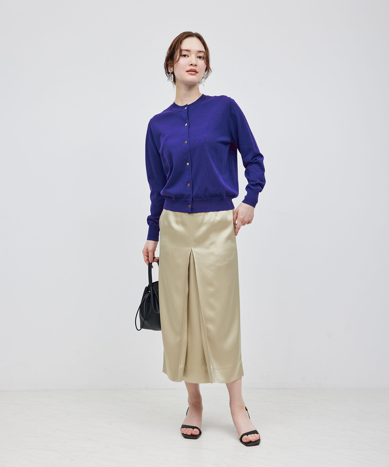 ROPE「【洗える】【接触冷感】ICE COTTONカーディガン【アンサンブル対応】【雑誌/メディア掲載】」|カーディガン|