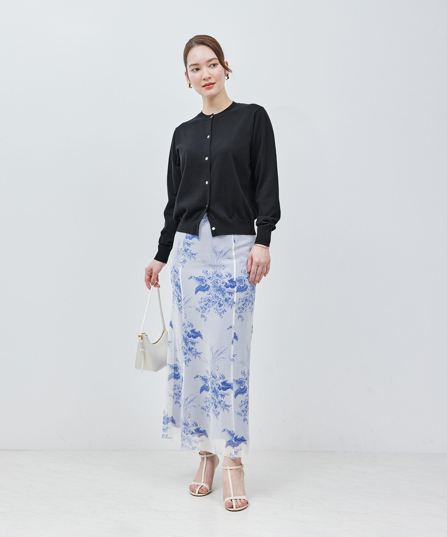 ROPE「【洗える】【接触冷感】ICE COTTONカーディガン【アンサンブル対応】【雑誌/メディア掲載】」|カーディガン|