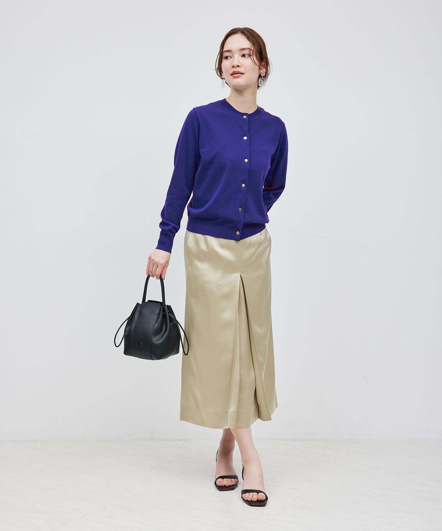 ROPE「【洗える】【接触冷感】ICE COTTONカーディガン【アンサンブル対応】【雑誌/メディア掲載】」|カーディガン|