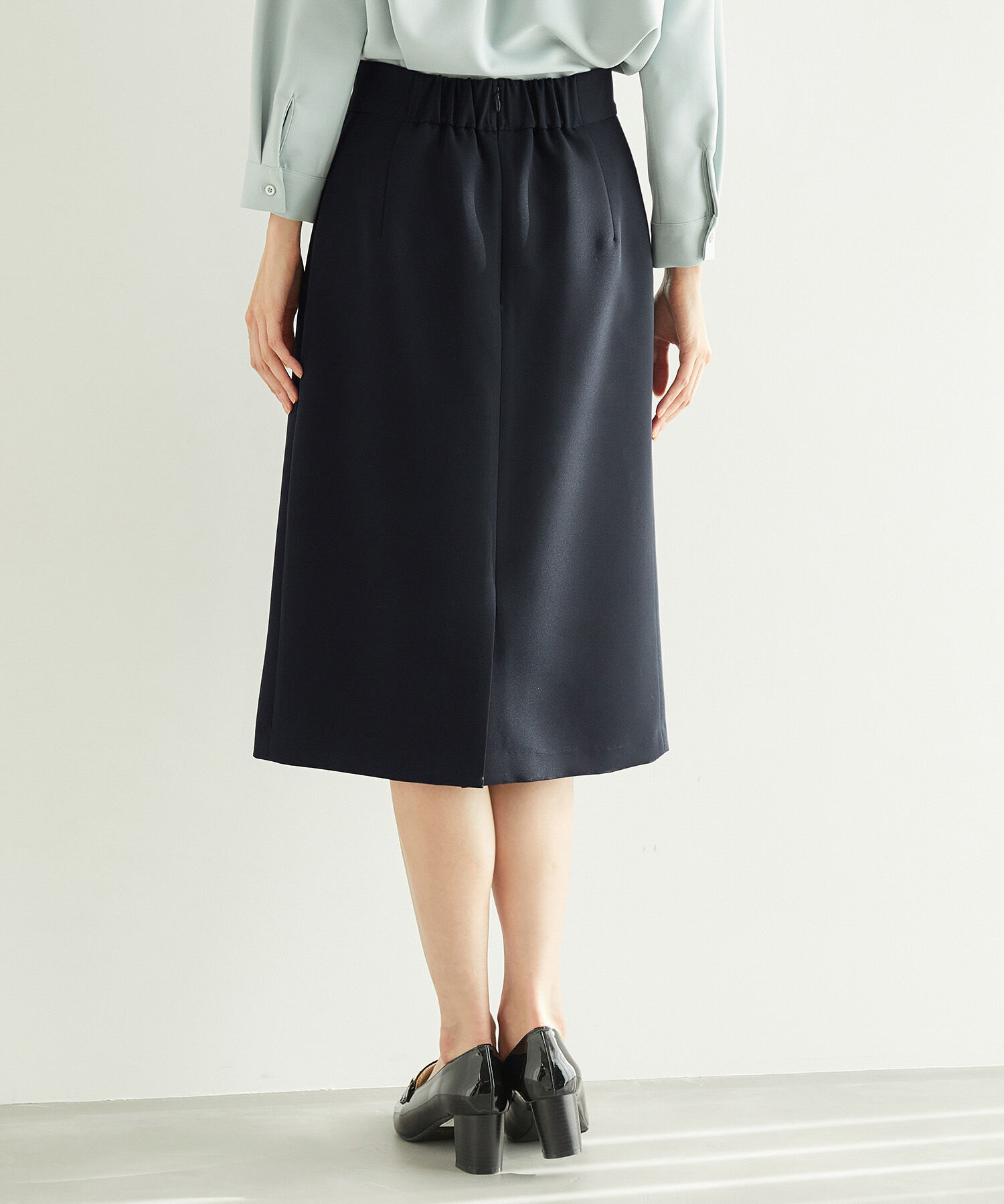 Rope&rsquo;Picnic「【360&deg;ウルトラストレッチ】【WEB限定34-42サイズ】ラップスカート」|スカート|