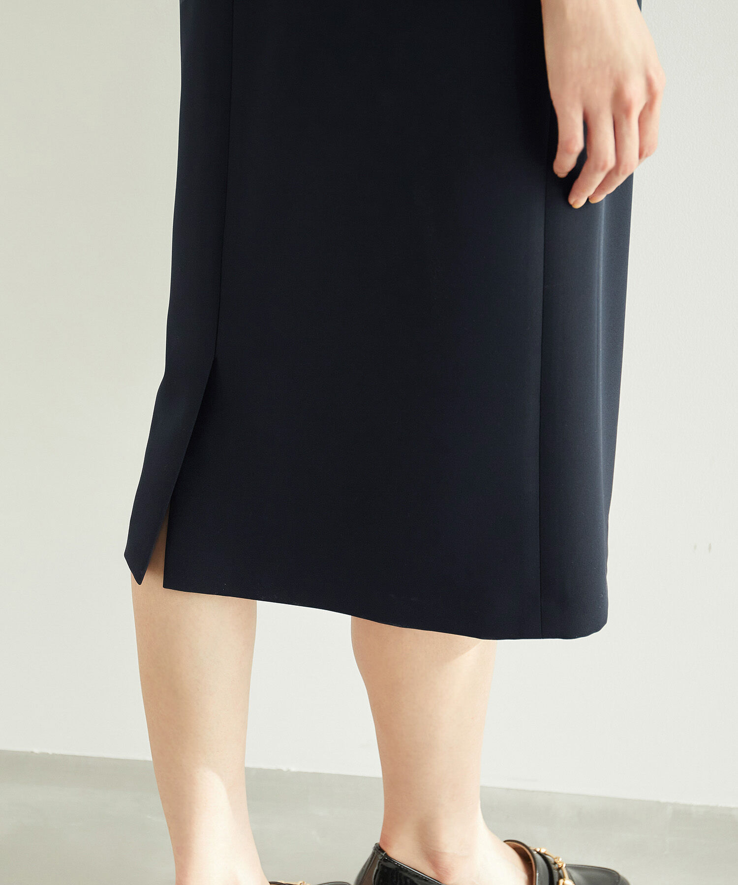 Rope&rsquo;Picnic「【360&deg;ウルトラストレッチ】【WEB限定34-42サイズ】ラップスカート」|スカート|