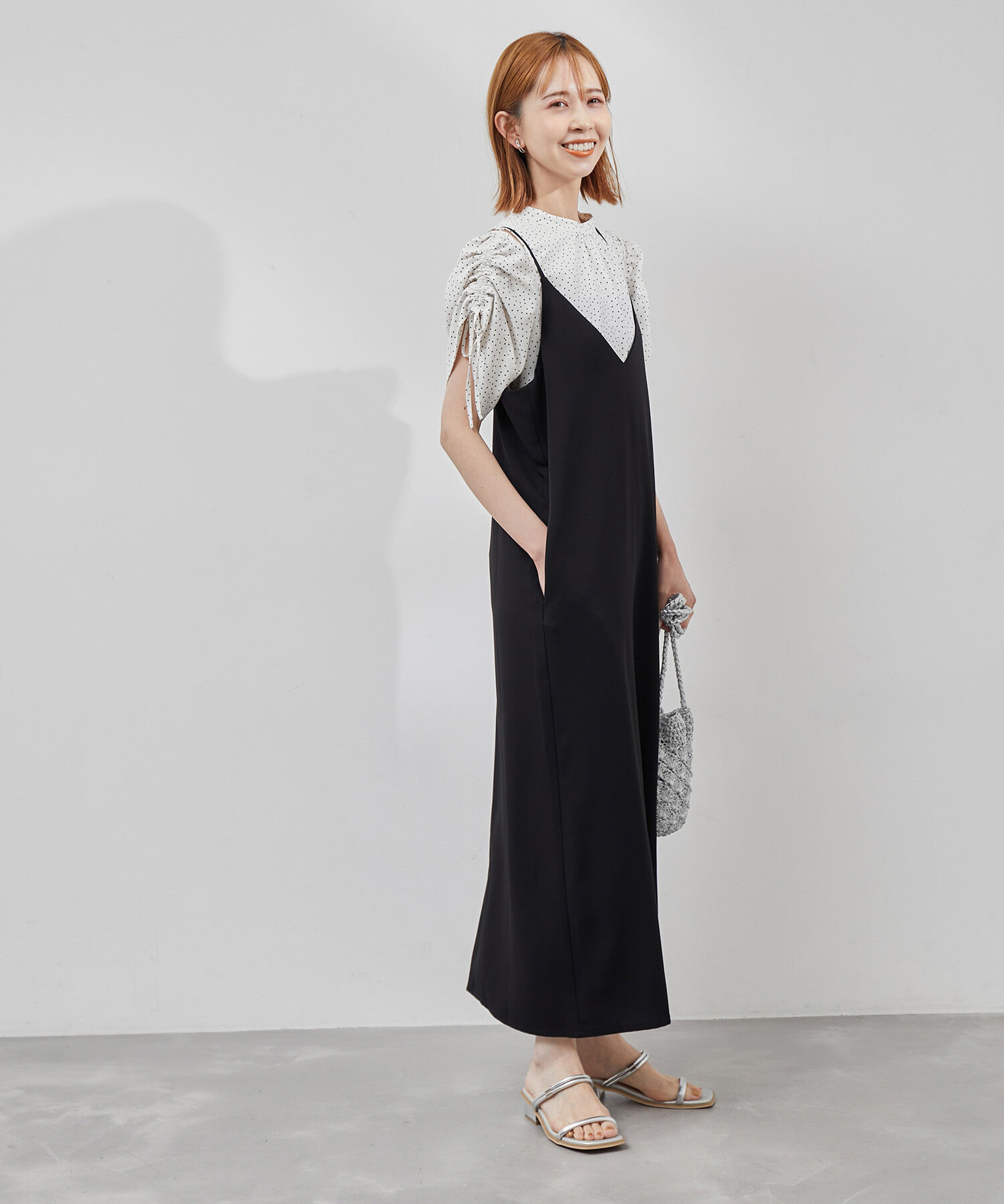 Rope&rsquo;Picnic「Vラインキャミワンピース」|ワンピース|