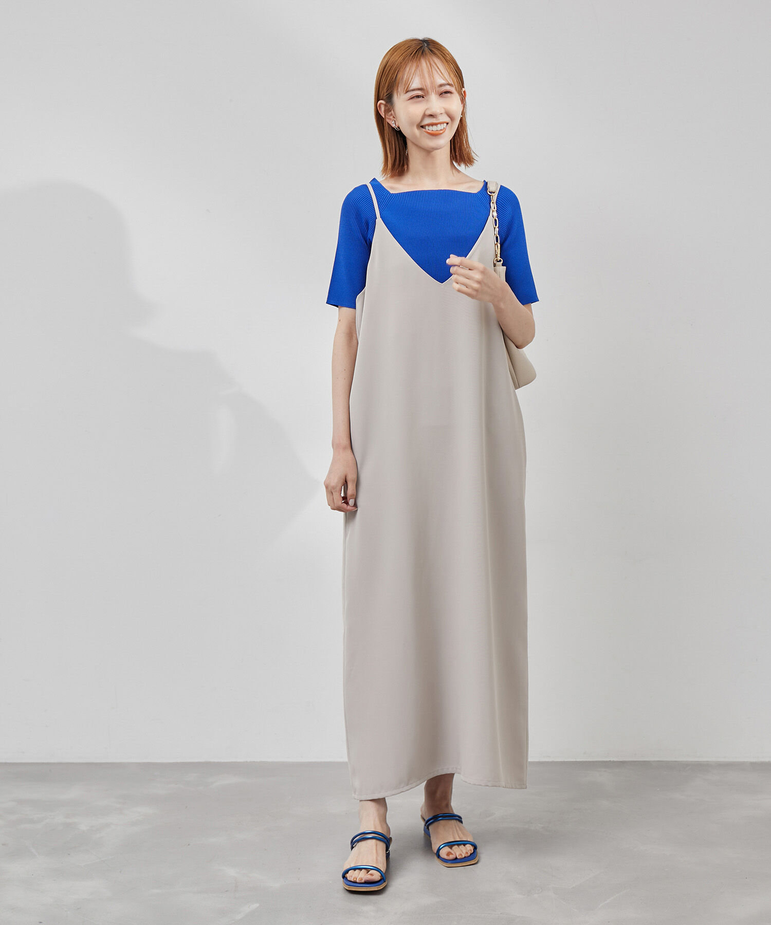 Rope&rsquo;Picnic「Vラインキャミワンピース」|ワンピース|