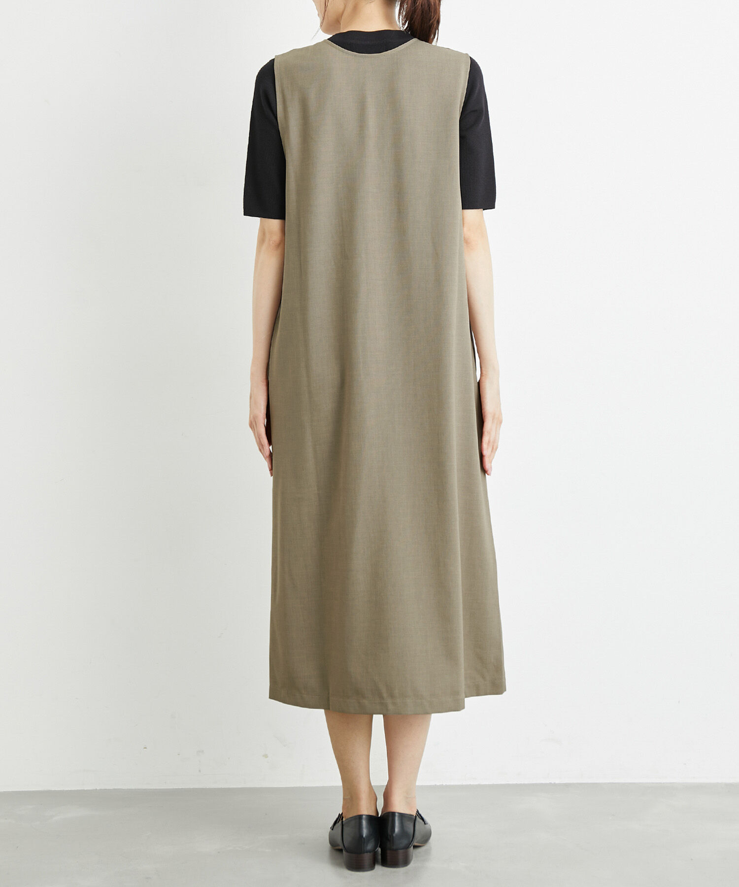 Rope&rsquo;Picnic「洗濯機OK・2WAY/ジレジャンパースカート」|ジャンパースカート|