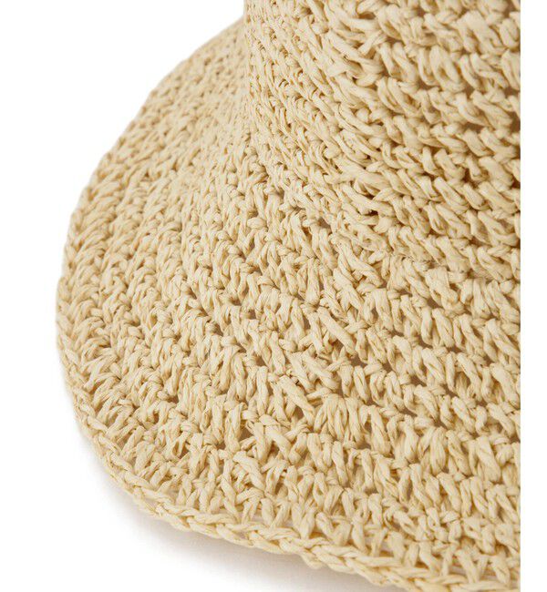 ROPE PICNIC PASSAGE「ライン編みペーパーハット」|ハット|