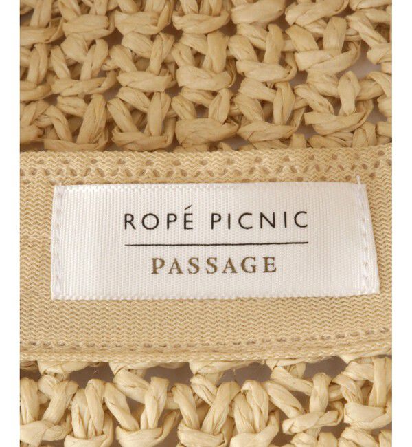 ROPE PICNIC PASSAGE「ライン編みペーパーハット」|ハット|