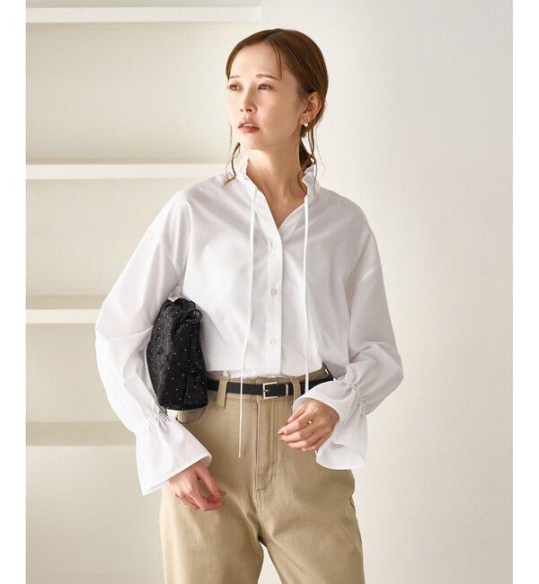 Rope&rsquo;Picnic「フリルレイヤードシャツ」|シャツ・ブラウス|