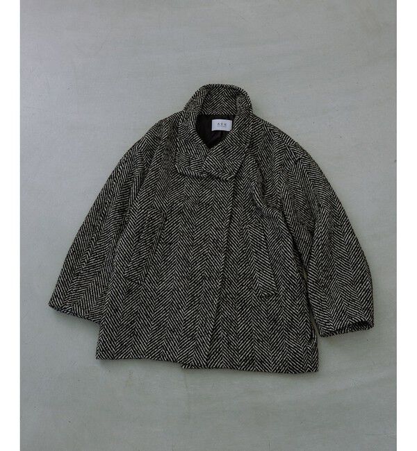 ADAM ET ROPE'「【WEB限定】スタンドカラーウールミドルコート」|その他|