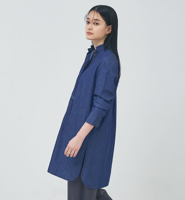 collex「フロント切替チュニックシャツ」|シャツ・ブラウス|