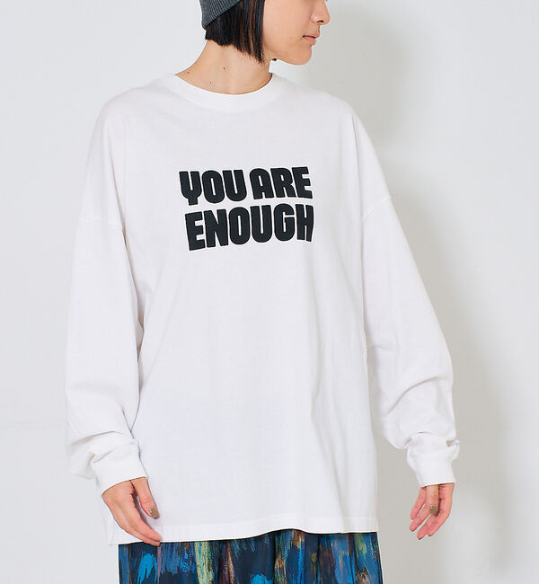 NOMINE「【ユニセックス】オーバーシルエット ロゴ ロンT」|Tシャツ・カットソー|ホワイト