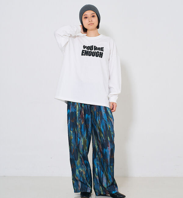 NOMINE「【ユニセックス】オーバーシルエット ロゴ ロンT」|Tシャツ・カットソー|