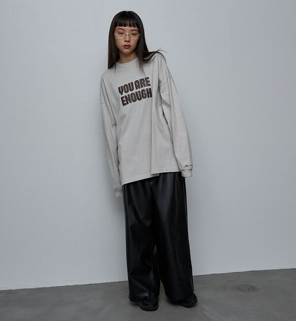 NOMINE「【ユニセックス】オーバーシルエット ロゴ ロンT」|Tシャツ・カットソー|