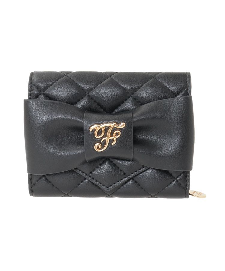 Maison de FLEUR「キルティングFリボンウォレット」|財布|