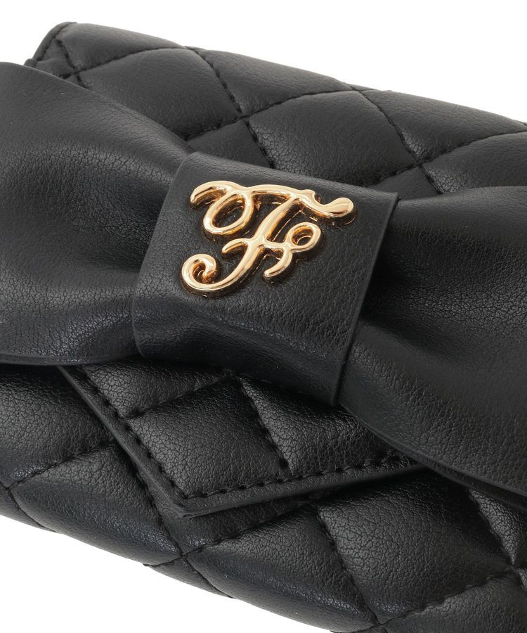 Maison de FLEUR「キルティングFリボンウォレット」|財布|