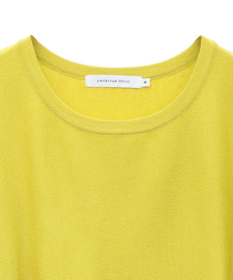 AMERICAN HOLIC「バイパチポンチョライクBIGニットプルオーバー」|ニット・セーター|