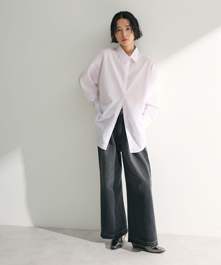 Green Parks「イージーケアストライプシャツ」|シャツ・ブラウス|