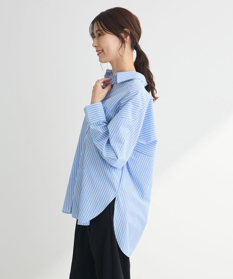 Green Parks「イージーケアストライプシャツ」|シャツ・ブラウス|
