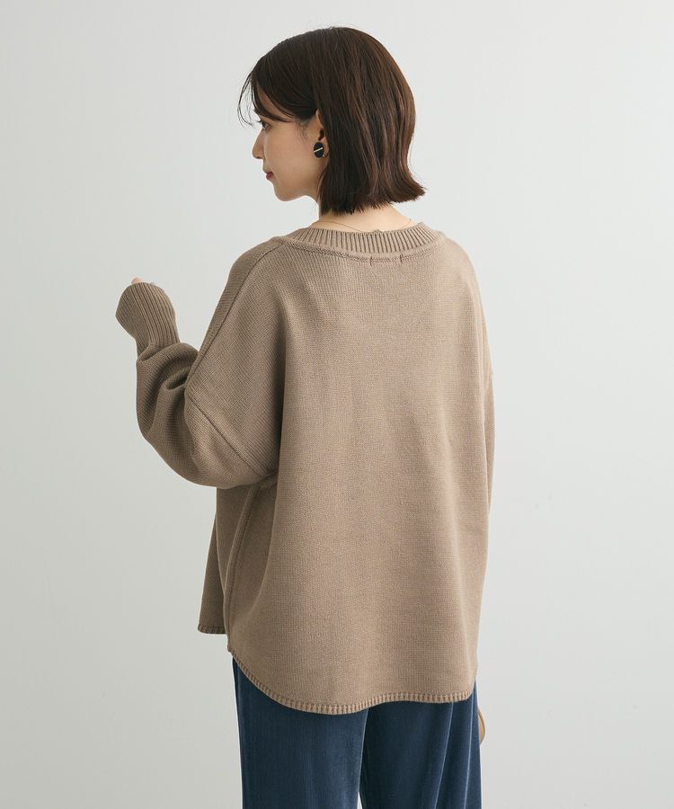 Green Parks「洗える Vネックニットプルオーバー」|ニット・セーター|