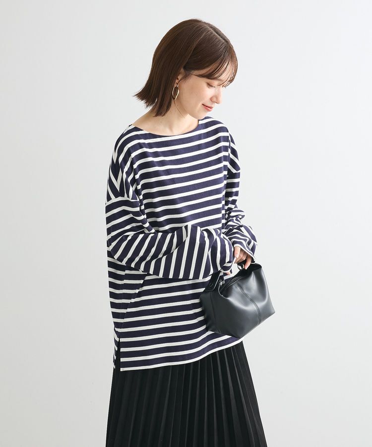 Green Parks「ボーダーゆるチュニック」|チュニック|