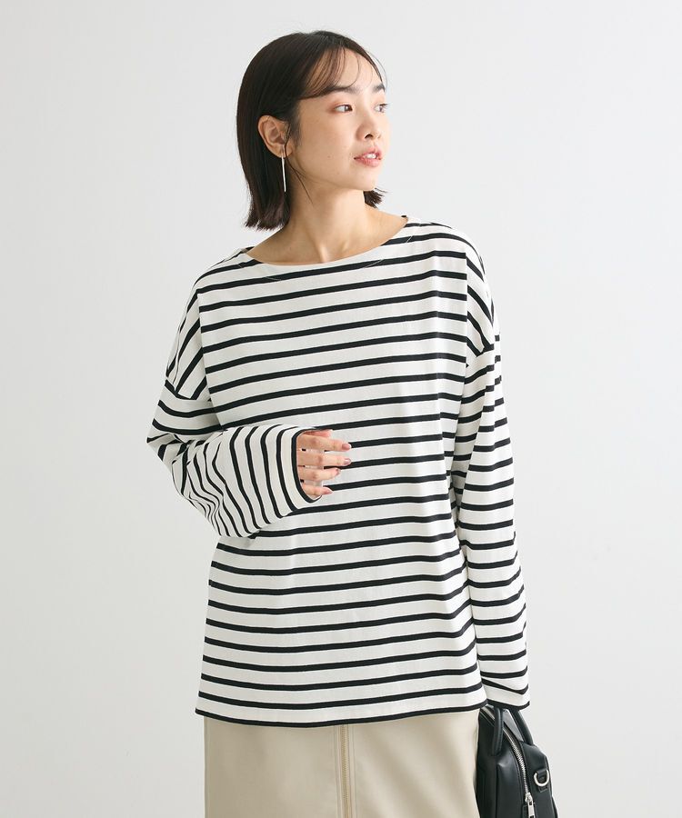 Green Parks「ボーダーゆるチュニック」|チュニック|