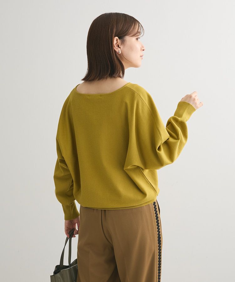 Green Parks「洗える Vネックドルマンニットプルオーバー」|ニット・セーター|