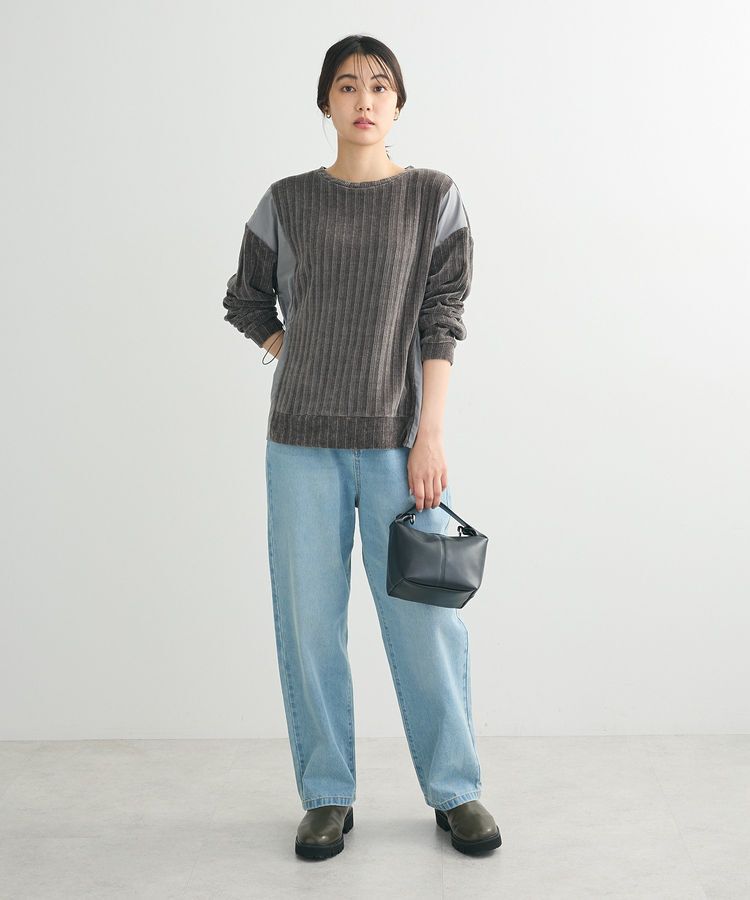 Green Parks「ハイウエストストレートデニムパンツ」|デニム|