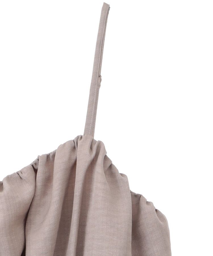 Green Parks「胸元バルーンウエストリボンサロペット」|オールインワン|